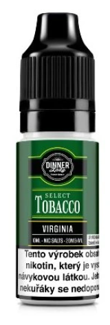 e-liquid Dinner Lady Bar Salts TOBACCO – Virginia Tobacco (Virginský tabák s citrusy) 10ml 20mg