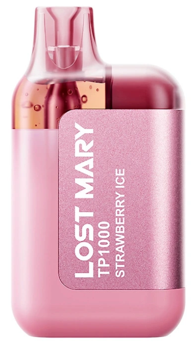 Lost Mary TP1000 jednorázová e-cigareta - Strawberry ICE (Chladivá jahoda) 20mg