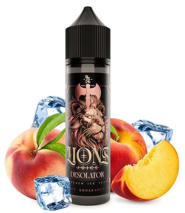 Lions Juice S&V - Desolator (Ledový broskvový čaj) 10ml