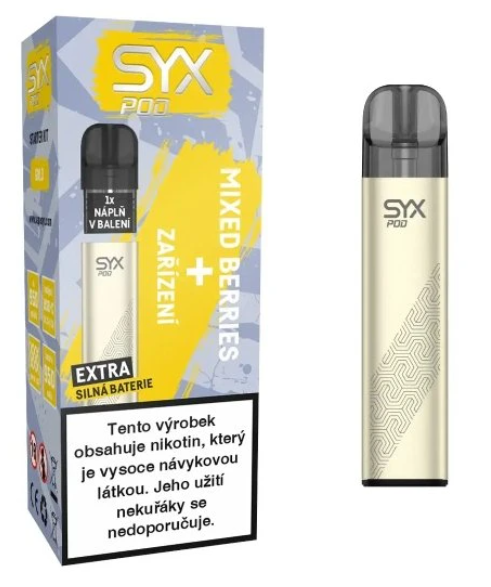 SYX POD Starter Kit 16,5mg Barva: Zlatá