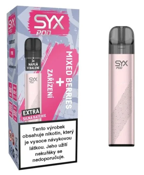 SYX POD Starter Kit 16,5mg Barva: Růžová