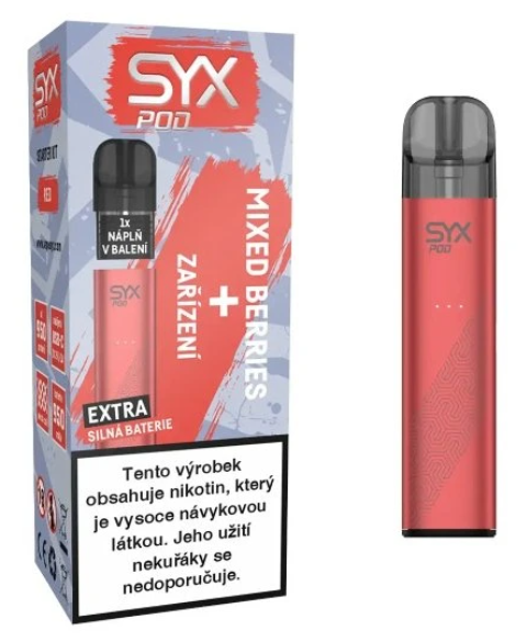 SYX POD Starter Kit 16,5mg Barva: Červená