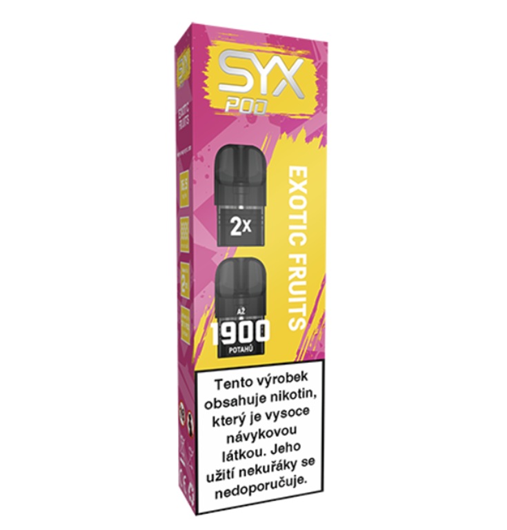 SYX POD náplň Exotic Fruits (Gumoví medvídci) 2ks 16,5mg Gumoví medvídci