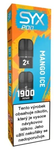 SYX POD náplň Mango Ice (Chladivé mango) 2ks 16,5mg Chladivé mango