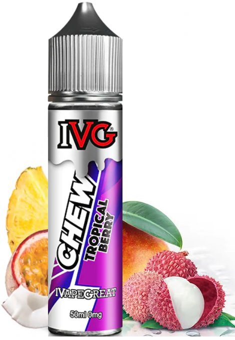 I VG Příchuť IVG S&V: Chew Tropical Berry (Žvýkačka s tropickým ovocem) 18ml