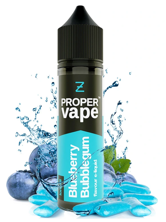 Příchuť Proper Vape by Zeus Juice S&V: Blueberry Bubblegum (Borůvková žvýkačka) 10ml