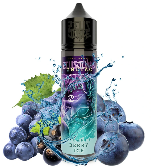 Příchuť Zeus Juice Zodiac S&V: Okeanos (Chladivé tmavé bobule) 10ml