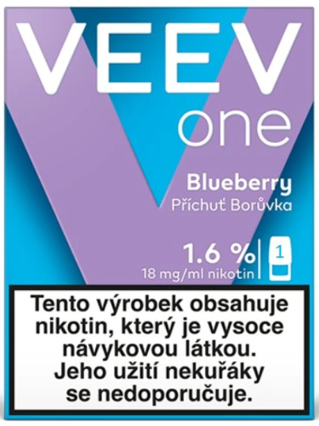 VEEV ONE Velvet Black Starter Kit Blueberry 18mg 1ks