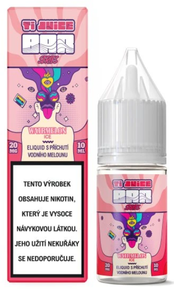 e-liquid TI Juice Bar Series - Watermelon Ice (Chladivý meloun) 20mg 10ml Chladivý meloun