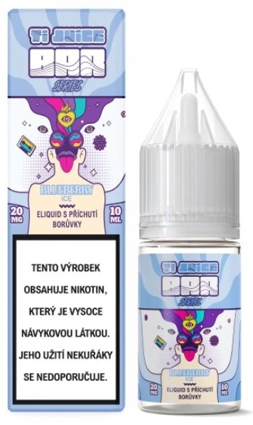 e-liquid TI Juice Bar Series - Blueberry Ice (Chladivá borůvka) 20mg 10ml Chladivá borůvka