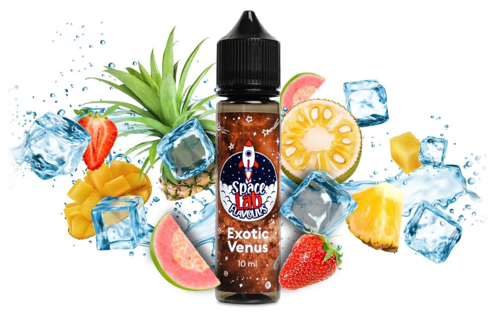 Příchuť Space Lab Flavours S&V: Exotic Venus (Chladivý ananas, mango, grapefruit) 10ml