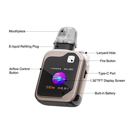 Lost Vape Ursa Baby 3 Pod Kit Barva: Arctic Blue (obrázek 16)