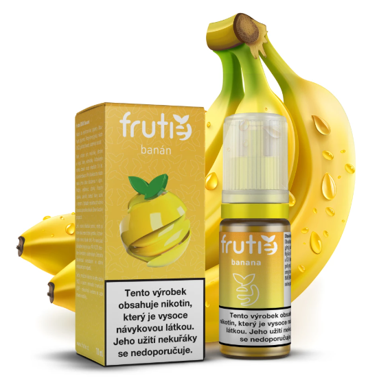 Frutie - Banana (Banán) 10ml Obsah nikotinu: 18 mg Banán