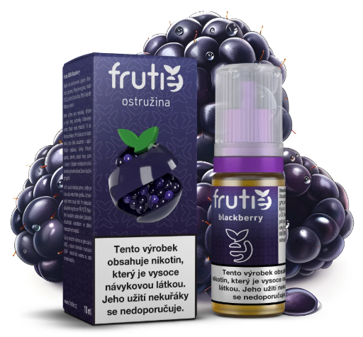 Frutie - Blackberry (Ostružina) 10ml Obsah nikotinu: 12 mg Ostružina