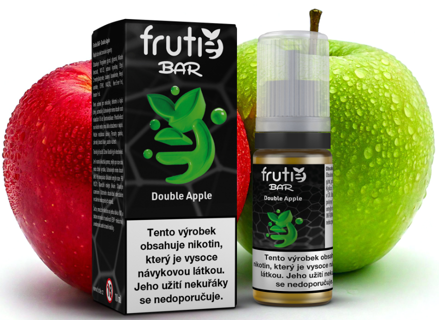 Frutie BAR - Double Apple (Jablko) 10ml Obsah nikotinu: 0 mg Jablko