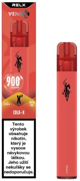 VENIX X2 jednorázová e-cigareta - Cola-X (Cola) 16mg