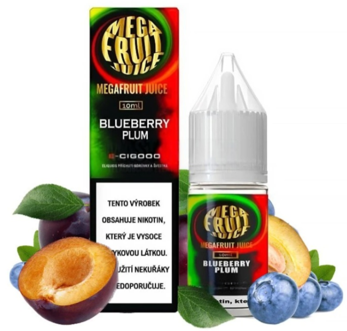 Megafruit Juice - Blueberry Plum (Borůvka, švestka) 20mg 10ml Borůvka, švestka