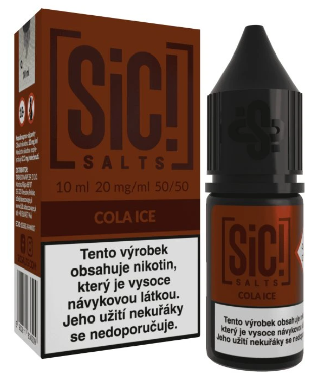 e-liquid Sic! Salts - Cola Ice (Ledová Cola) 10ml Obsah nikotinu: 10 mg Malinová limonáda