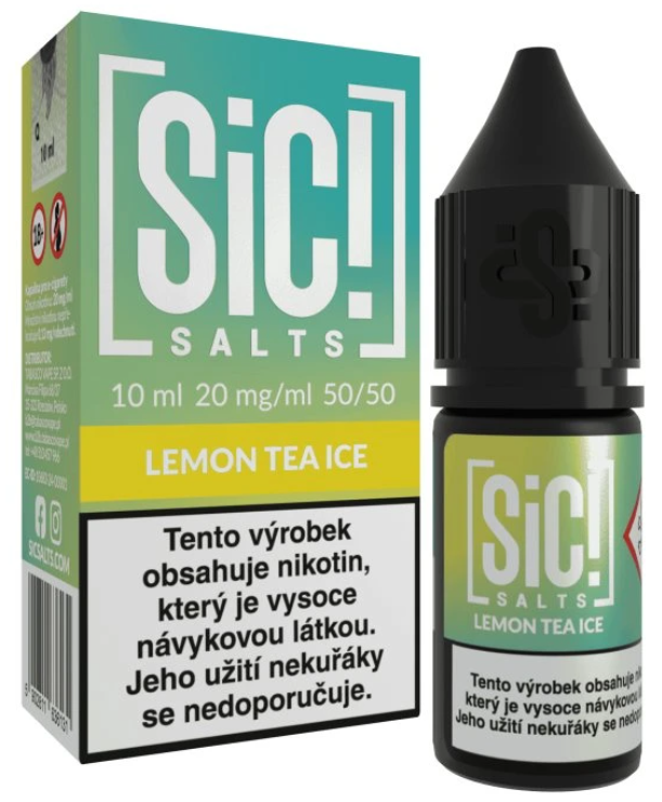 e-liquid Sic! Salts - Lemon Tea Ice (Ledový citronový čaj) 10ml Obsah nikotinu: 10 mg