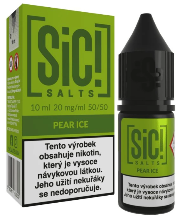 e-liquid Sic! Salts - Pear Ice (Ledová hruška) 10ml Obsah nikotinu: 10 mg Malinová limonáda