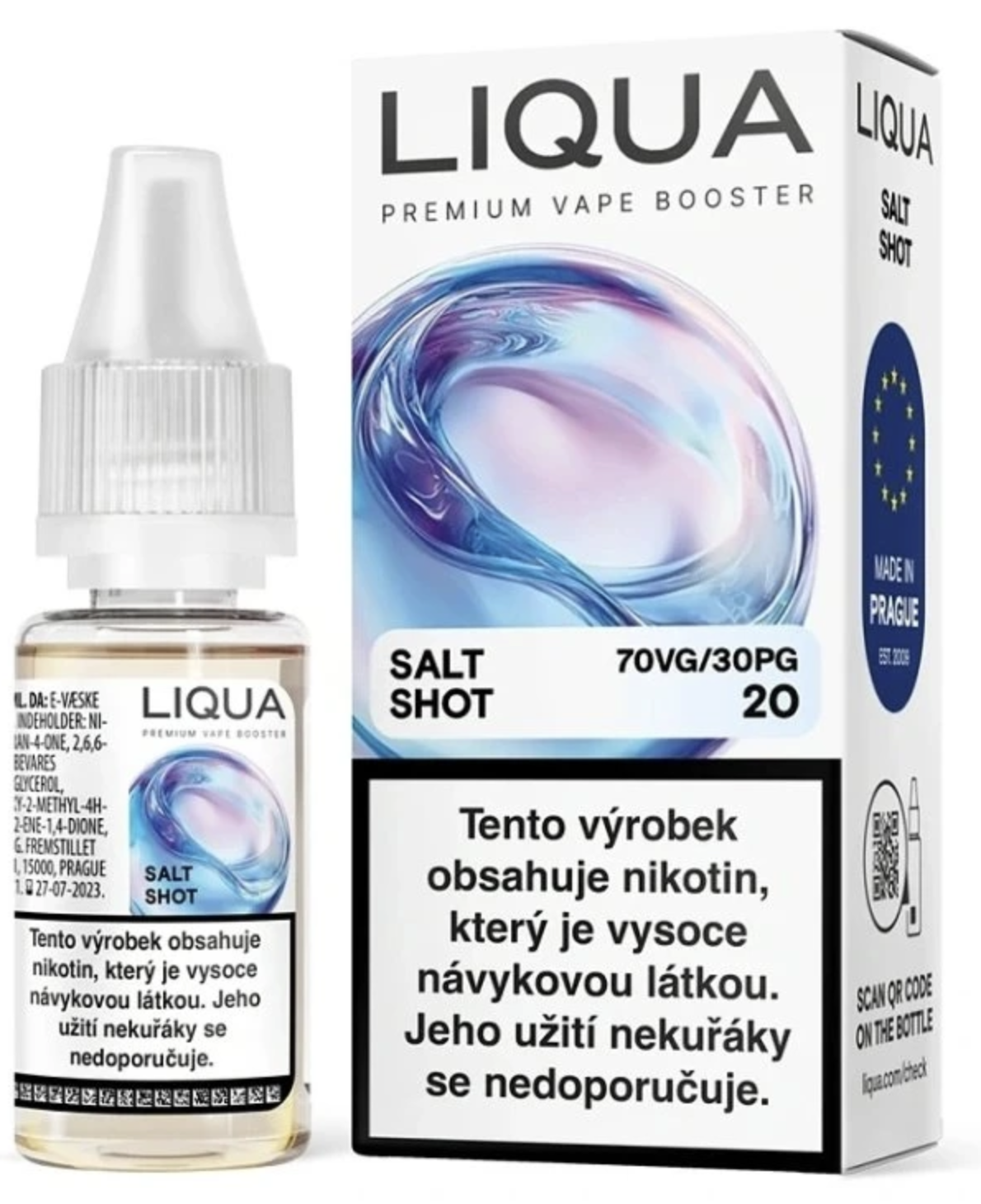 Liqua SALT SHOT - 70VG/30PG - 20mg - 10ml