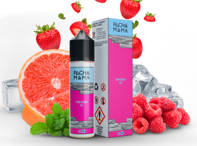 Charlie's Chalk Dust Příchuť Pacha Mama S&V: Pink Berry Ice (Bobulovitý mix s grapefruitem a kooladou) 10ml