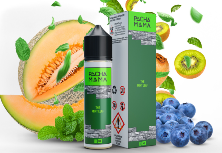 Charlie's Chalk Dust Příchuť Pacha Mama S&V: The Mint Leaf (Borůvka, kiwi, máta a cukrový meloun) 10ml