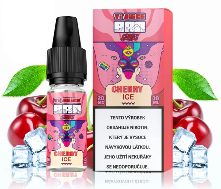 e-liquid TI Juice Bar Series - Cherry Ice (Chladivá třešeň) 20mg 10ml Jablko