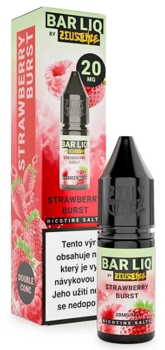 Zeus Juice BAR LIQ - Strawberry Burst (Jahoda) 10ml 20mg Chladivý ananas