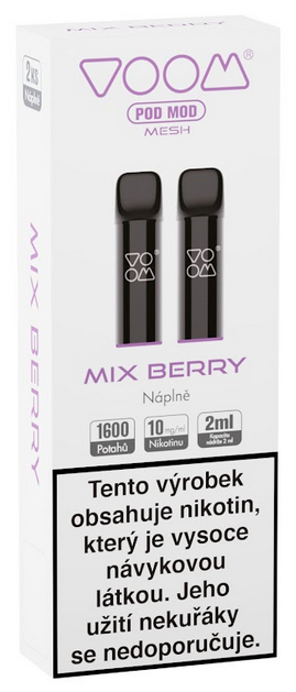 VOOM náplň Mix Berry (Bobulovitá směs) 10mg 2ks Bobulovitá směs