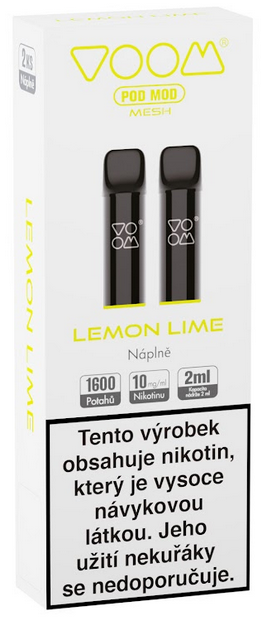 VOOM náplň Lemon Lime (Citron, limetka) 10mg 2ks Citron, limetka