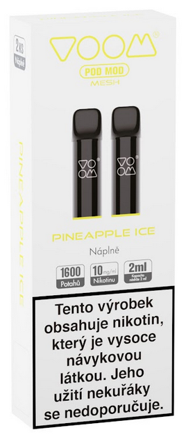 VOOM náplň Pineapple Ice (Chladivý ananas) 10mg 2ks Chladivý ananas