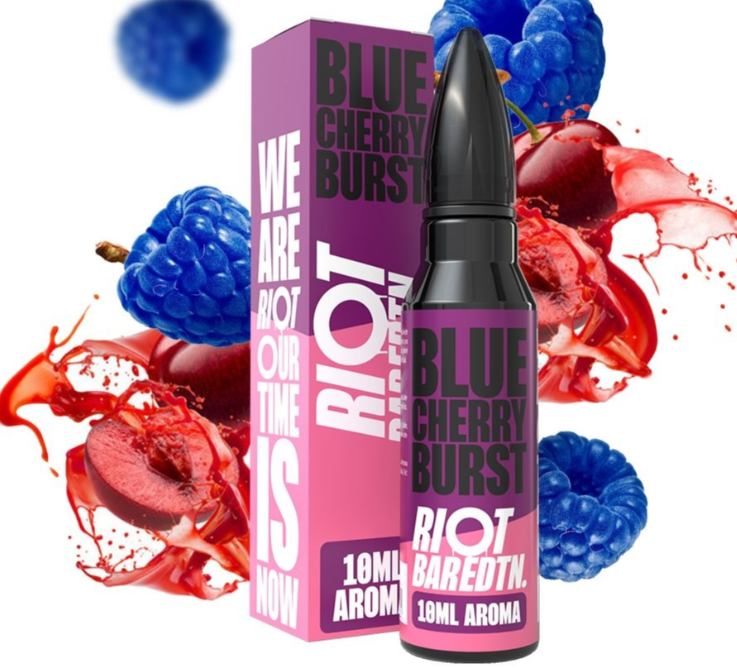 Příchuť Riot BAR EDTN S&V: Blue Cherry Burst (Modrá ledová tříšť s třešní) 10ml