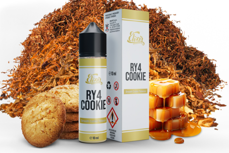 Příchuť Infamous Elixir S&V: RY4 Cookie (Tabáková směs RY4 se sušenkou) 10ml