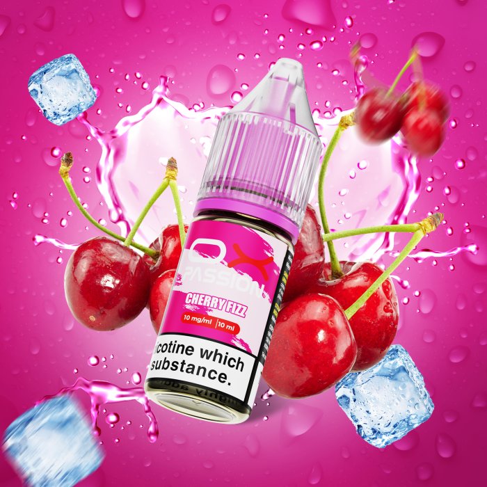 e-liquid OXVA OX PASSION Salts - Cherry Fizz (Chladivá třešeň) 10ml Obsah nikotinu: 20 mg Chladivá třešeň (obrázek 3)
