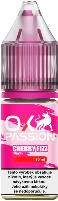 e-liquid OXVA OX PASSION Salts – Cherry Fizz (Chladivá třešeň) 10ml Obsah nikotinu: 10 mg Chladivá třešeň