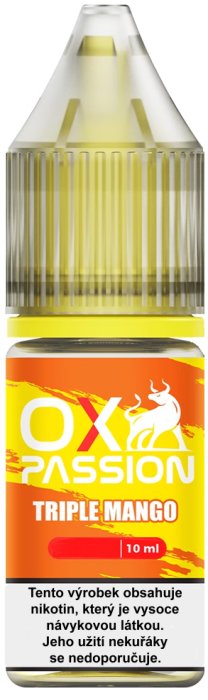 e-liquid OXVA OX PASSION Salts - Triple Mango (Mango) 10ml Obsah nikotinu: 10 mg Mango