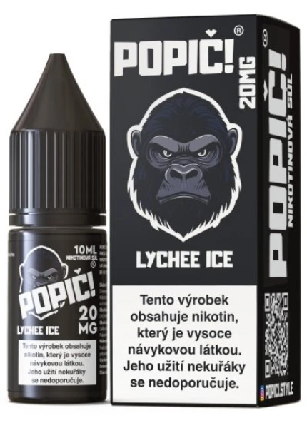 e-liquid POPIČ! Salt – Lychee Ice (Chladivé liči) 10ml 20mg Chladivé liči