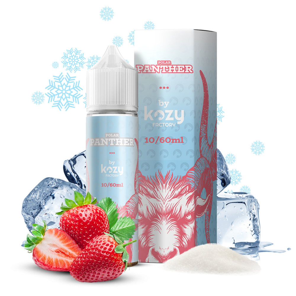 Kozy S&amp;V: Polar Panther (Sladká jahoda na ledu) 10ml