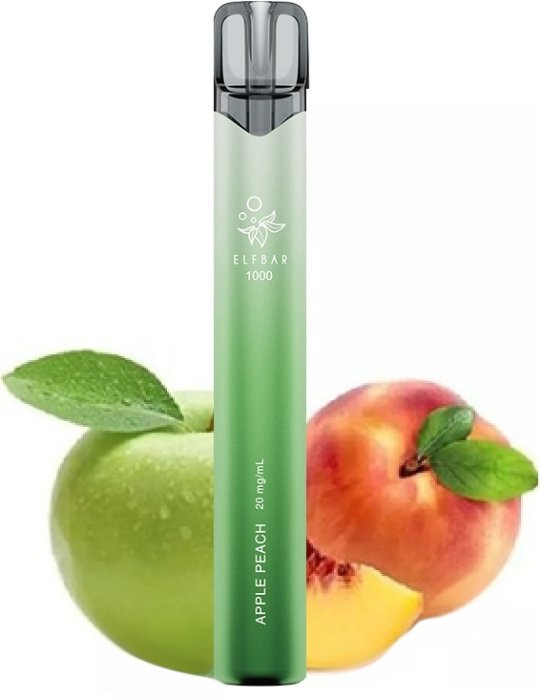 Elf Bar 1000 - Apple Peach (Jablko, broskev) 20mg