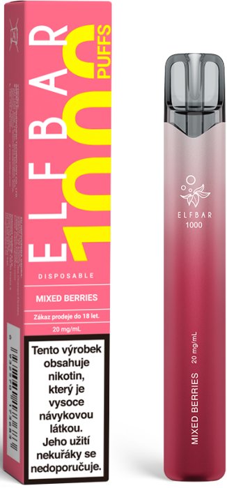 Elf Bar 1000 – Mixed Berries (Bobulovitá směs) 20mg
