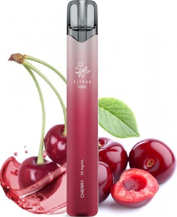 Elf Bar 1000 - Cherry (Třešeň) 20mg