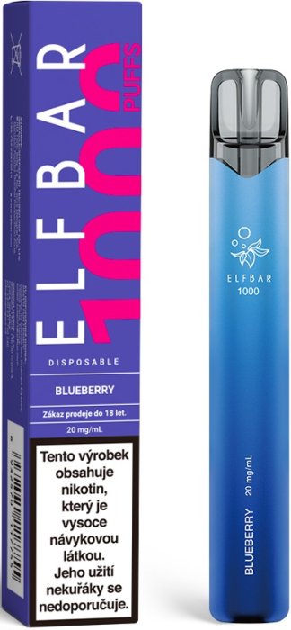 Elf Bar 1000 – Blueberry (Borůvka) 20mg