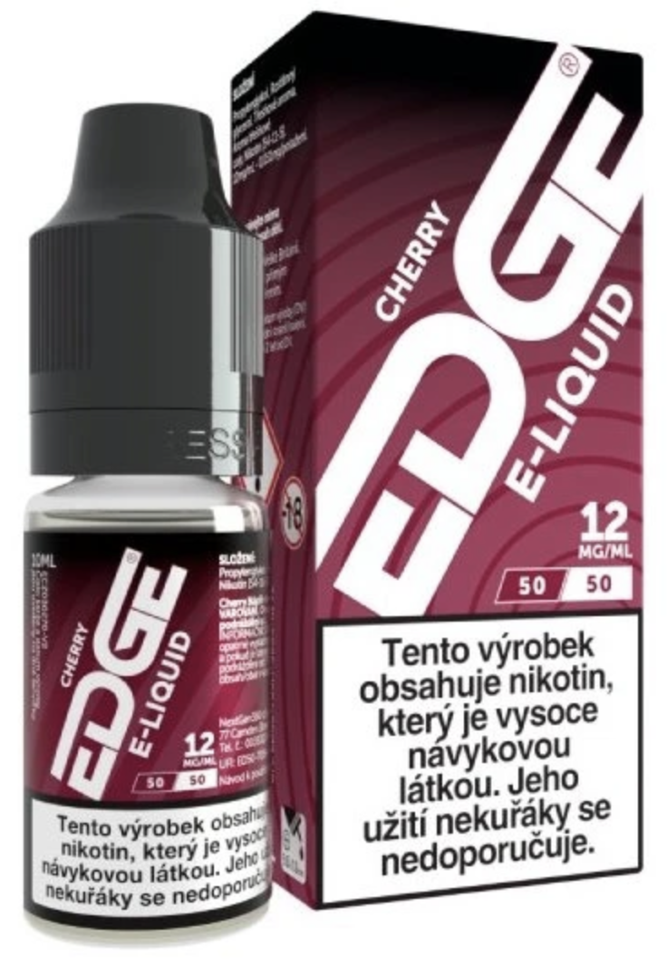 E-liquid EDGE – Cherry (Třešeň) 10ml Obsah nikotinu: 6 mg