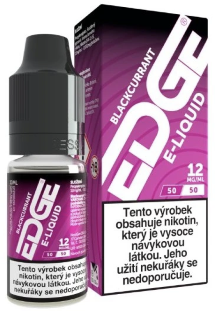 E-liquid EDGE - Blackcurrant (Černý rybíz) 10ml Obsah nikotinu: 12 mg