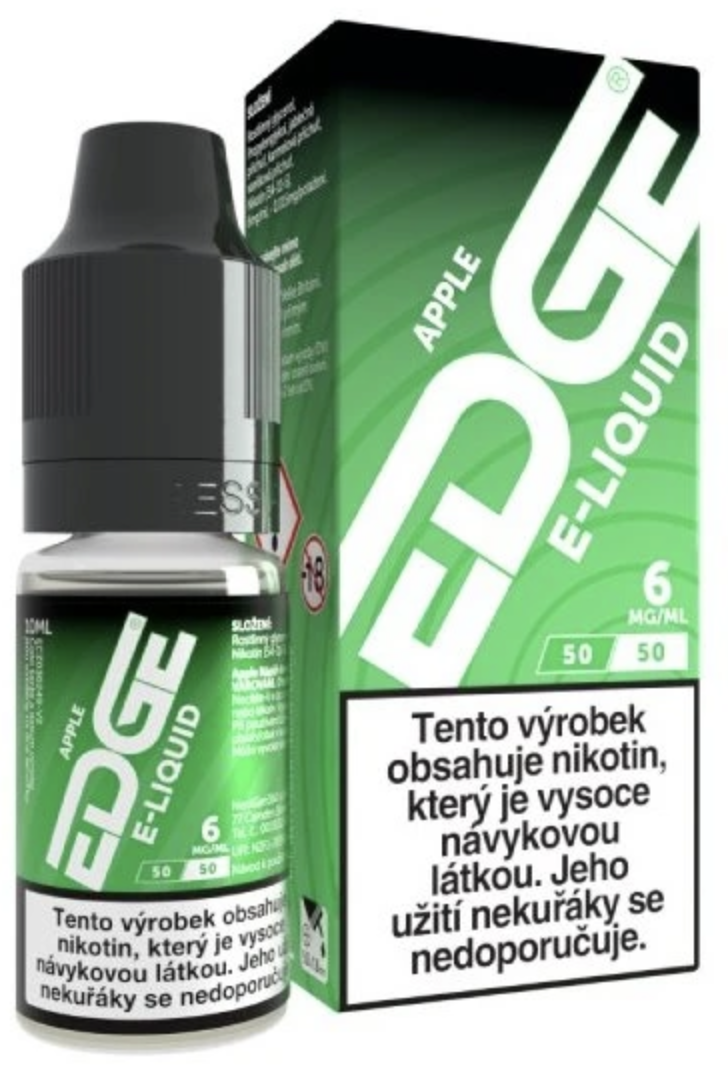 E-liquid EDGE – Apple (Jablko) 10ml Obsah nikotinu: 12 mg