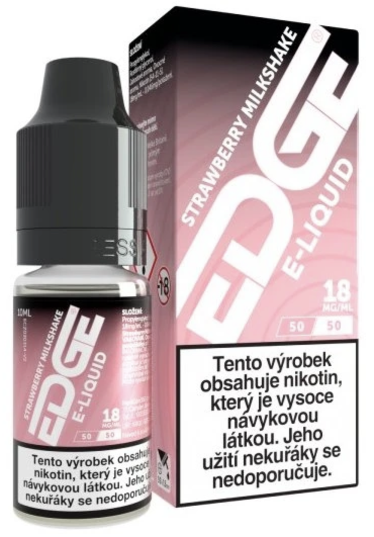 E-liquid EDGE - Smooth Strawberry (Jahodový milkshake) 10ml Obsah nikotinu: 6 mg (obrázek 3)