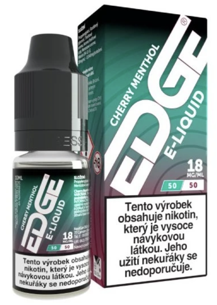 E-liquid EDGE - Cherry Menthol (Třešeň, mentol) 10ml Obsah nikotinu: 12 mg (obrázek 3)