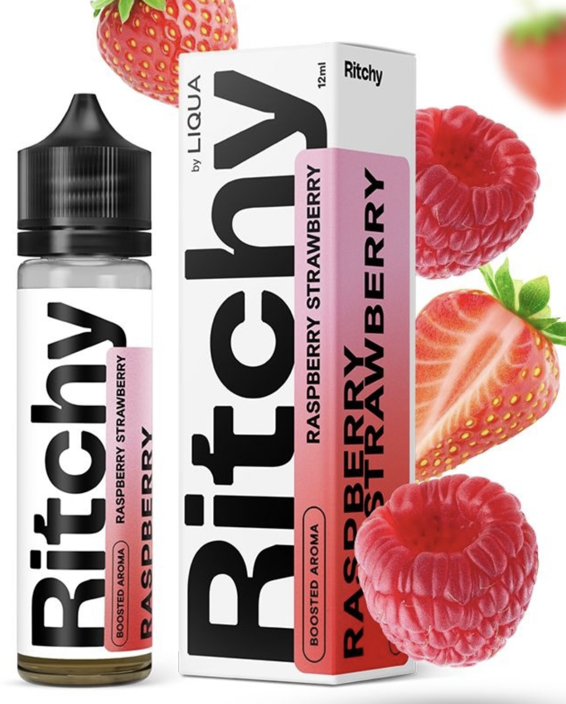 Příchuť Ritchy S&V: Raspberry Strawberry (Malina a jahoda) 12ml