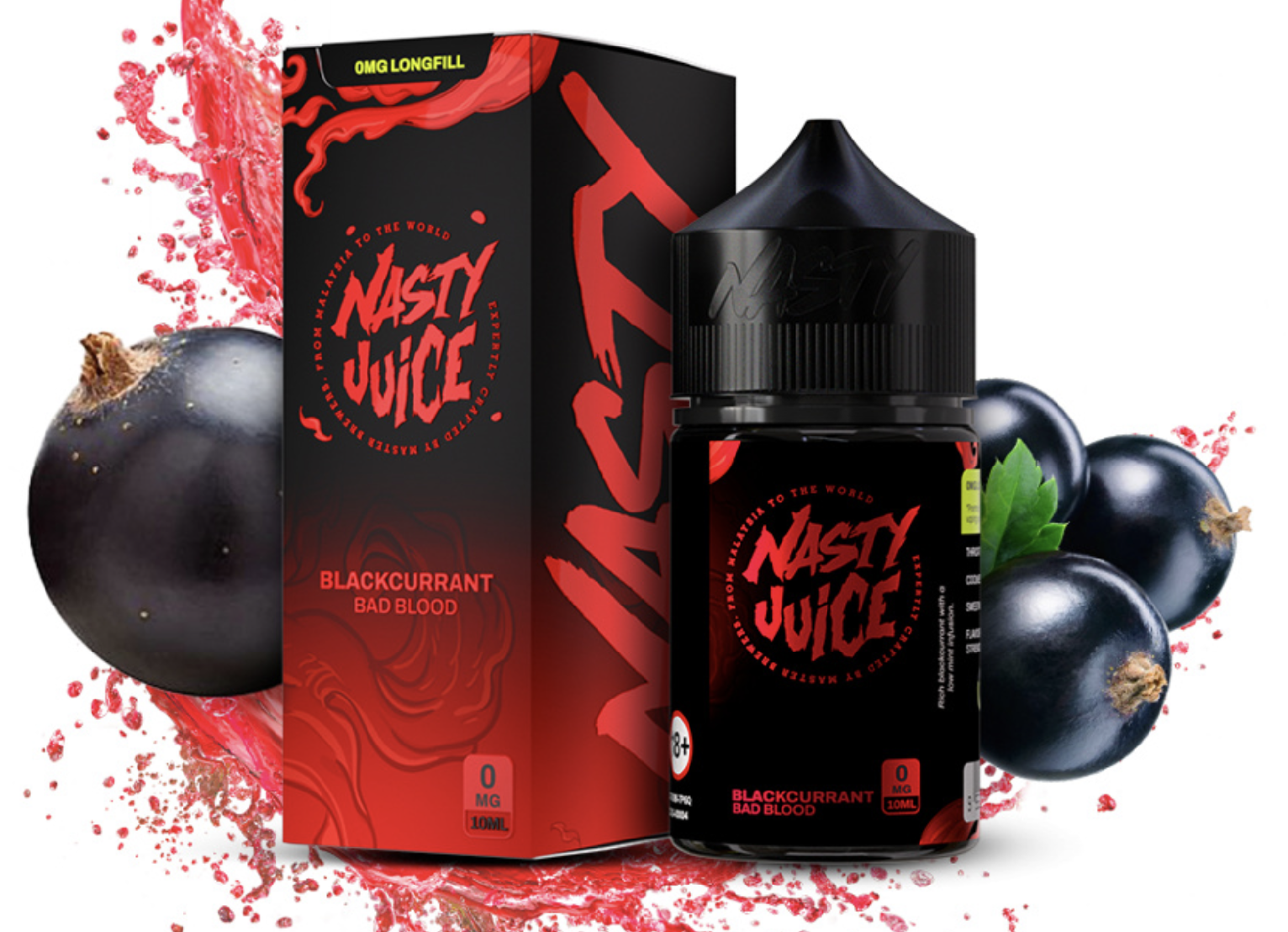 Příchuť Nasty Juice S&V: Bad Blood (Ledový bobulovitý mix) 10ml